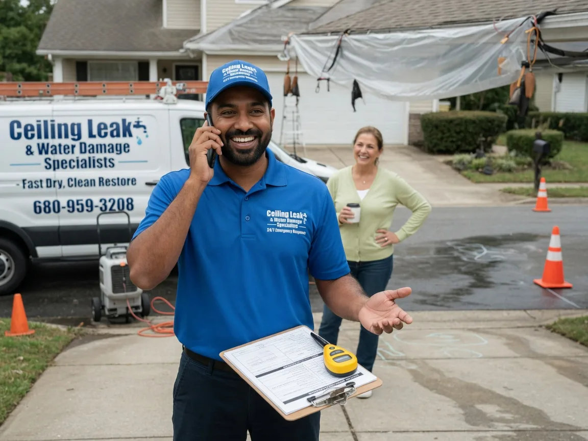 Ceiling Leak Cleanup Alburtis, PA FAQs